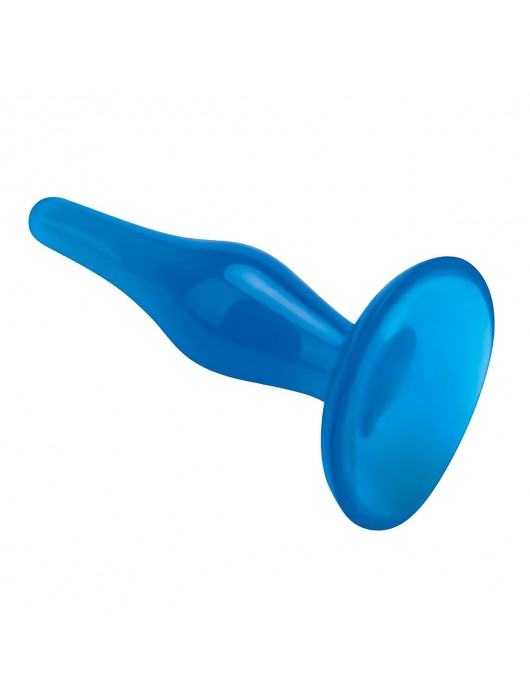 Голубой анальный плаг Easy Insertion Plug - 12 см. - BlueLine