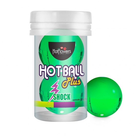 Лубрикант на силиконовой основе Hot Ball Plus с покалывающим эффектом (2 шарика по 3 гр.) - HotFlowers - купить с доставкой в Нижнем Тагиле