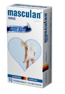 Ультратонкие презервативы Masculan Ultra Fine с обильной смазкой - 10 шт. - Masculan - купить с доставкой в Нижнем Тагиле