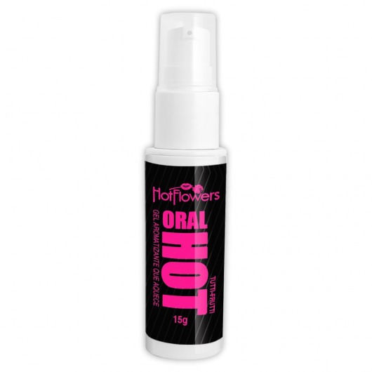 Гель для оральных ласк Oral Hot с согревающим эффектом - 15 гр. - HotFlowers - купить с доставкой в Нижнем Тагиле