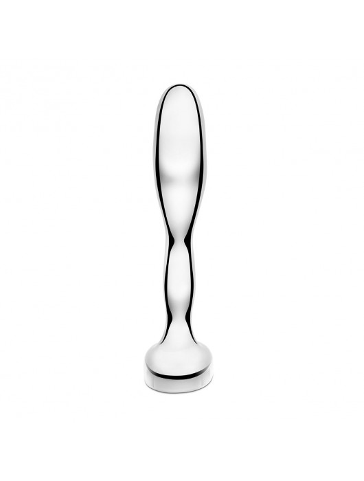 Стальной стимулятор простаты Stainless Steel Prostate Plug - 11,5 см. - b-Vibe - в Нижнем Тагиле купить с доставкой