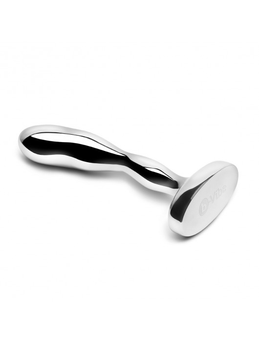 Стальной стимулятор простаты Stainless Steel Prostate Plug - 11,5 см. - b-Vibe - в Нижнем Тагиле купить с доставкой