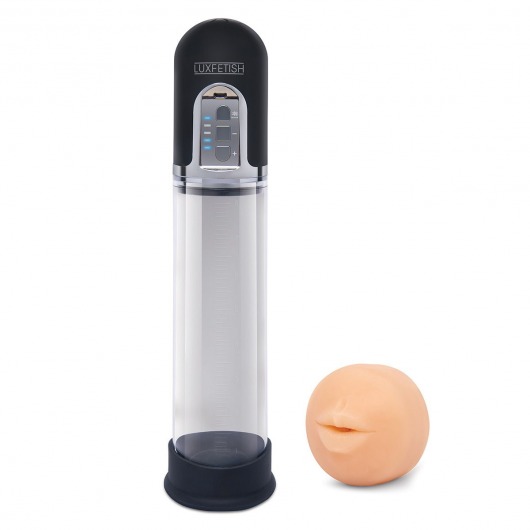 Автоматическая вакуумная помпа-мастурбатор Blowjob Auto Sucker Penis Enlarger Pump - Lux Fetish - в Нижнем Тагиле купить с доставкой