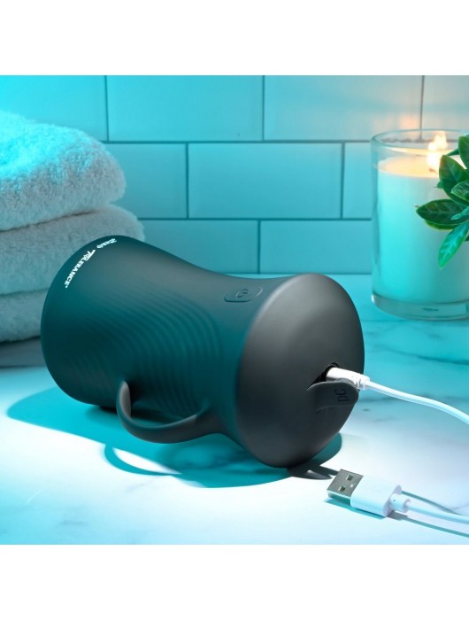 Черный вибромастурбатор с гироскопом Gyro Stroke - Zero Tolerance - в Нижнем Тагиле купить с доставкой