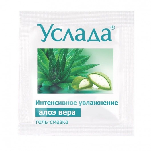 Гель-смазка «Услада с алоэ» - 3 гр. - Биоритм - купить с доставкой в Нижнем Тагиле