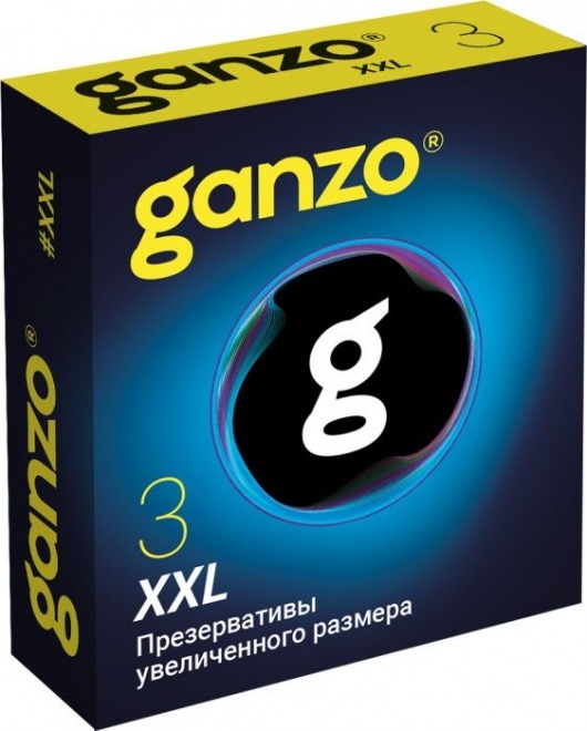 Презервативы увеличенного размера Ganzo XXL - 3 шт. - Ganzo - купить с доставкой в Нижнем Тагиле