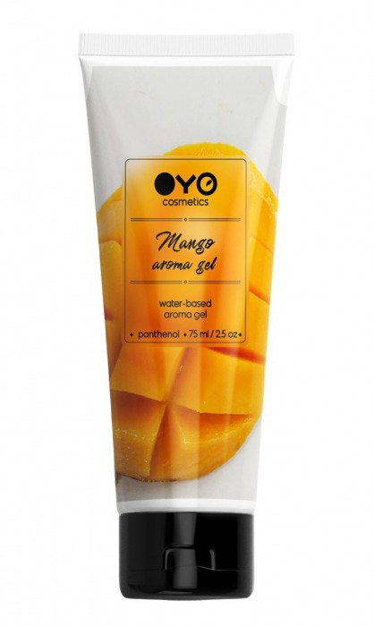 Лубрикант на водной основе OYO Aroma Gel Mango с ароматом манго - 75 мл. - OYO - купить с доставкой в Нижнем Тагиле