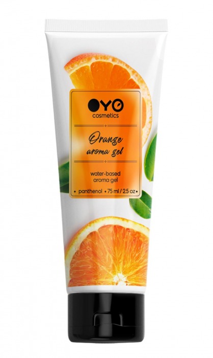 Лубрикант на водной основе OYO Aroma Gel Orange с ароматом апельсина - 75 мл. - OYO - купить с доставкой в Нижнем Тагиле