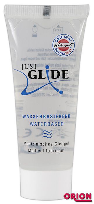 Вагинальная смазка на водной основе JUSTGLIDE - 20 мл. - Orion - купить с доставкой в Нижнем Тагиле