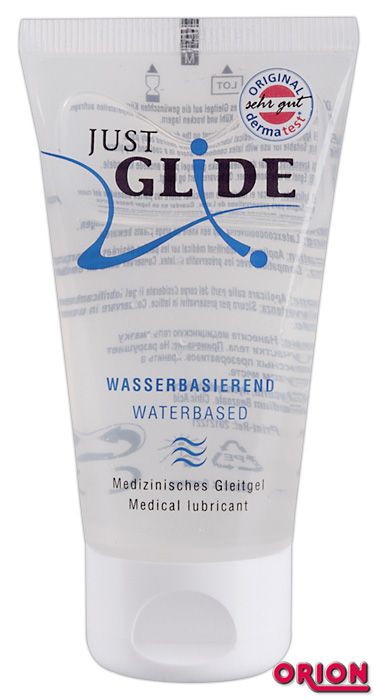 Вагинальная смазка на водной основе JUSTGLIDE - 50 мл. - Orion - купить с доставкой в Нижнем Тагиле