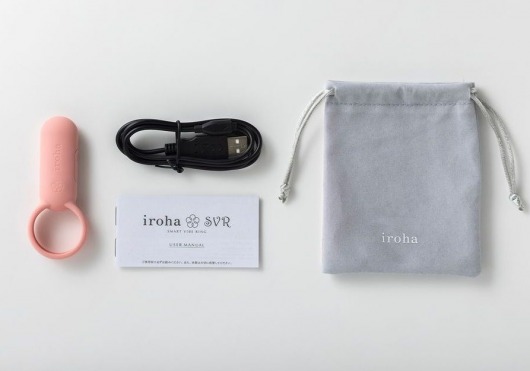 Коралловое эрекционное кольцо Iroha SVR Coral Pink - Tenga - в Нижнем Тагиле купить с доставкой