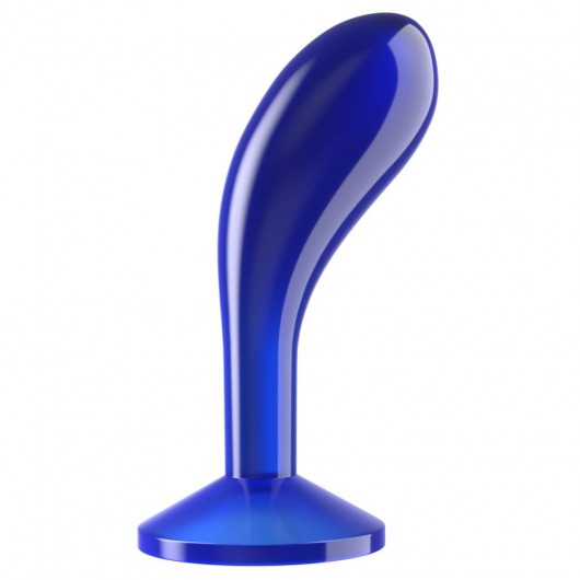Синяя анальная втулка Flawless Clear Prostate Plug 6.0 - 15 см. - Lovetoy - в Нижнем Тагиле купить с доставкой