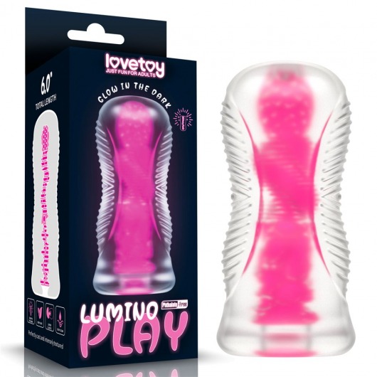 Светящийся в темноте мастурбатор 6.0 Lumino Play Masturbator - Lovetoy - в Нижнем Тагиле купить с доставкой