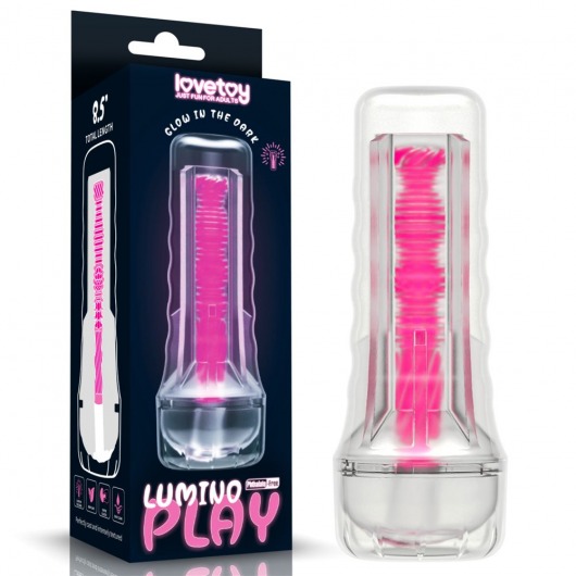 Светящийся в темноте мастурбатор 8.5 Lumino Play Masturbator - Lovetoy - в Нижнем Тагиле купить с доставкой