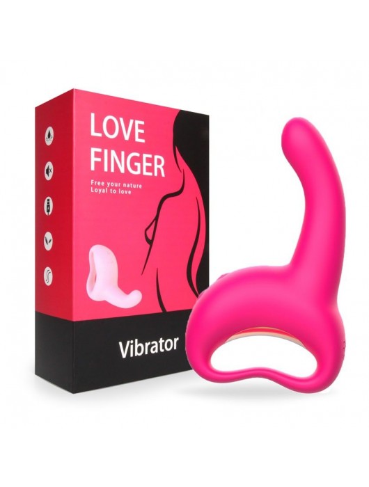 Розовый вибратор для G-стимуляции - I-MOON