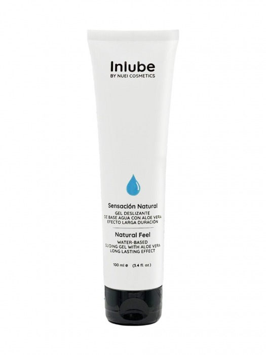 Интимный лубрикант с алоэ вера Inlube Natural Feel - 100 мл. - Nuei cosmetics - купить с доставкой в Нижнем Тагиле