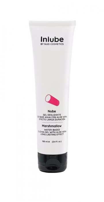Лубрикант на водной основе Nuei Inlube с алоэ вера и ароматом маршмеллоу -100 мл. - Nuei cosmetics - купить с доставкой в Нижнем Тагиле