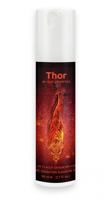 Возбуждающий унисекс гель Thor Fire Gel - 50 мл. - Nuei cosmetics - купить с доставкой в Нижнем Тагиле
