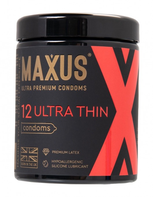 Ультратонкие презервативы MAXUS Ultra Thin - 12 шт. - Maxus - купить с доставкой в Нижнем Тагиле