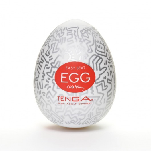 Мастурбатор-яйцо Keith Haring EGG PARTY - Tenga - в Нижнем Тагиле купить с доставкой