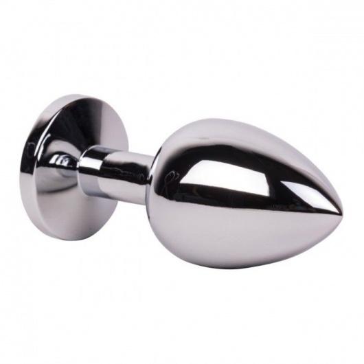 Большой стальной плаг с розовым кристаллом Pink Bubble Gum - 9,5 см. - Erotic Fantasy - купить с доставкой в Нижнем Тагиле