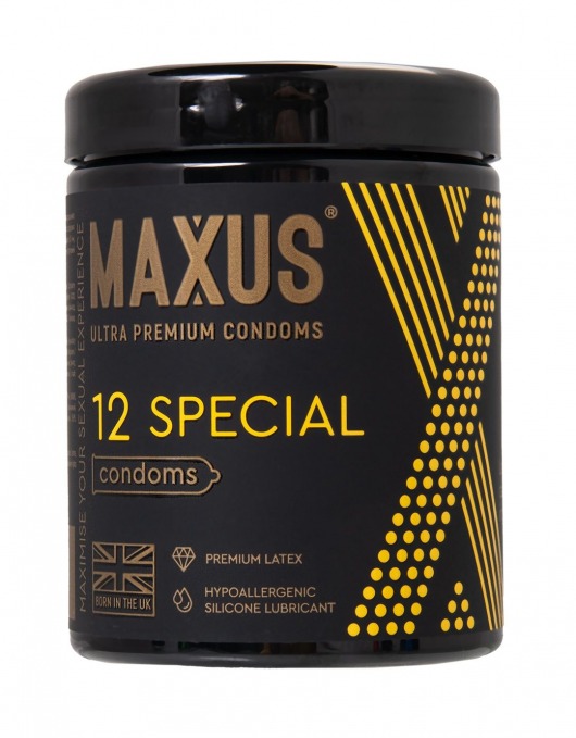 Презервативы с точками и рёбрами MAXUS Special - 12 шт. - Maxus - купить с доставкой в Нижнем Тагиле