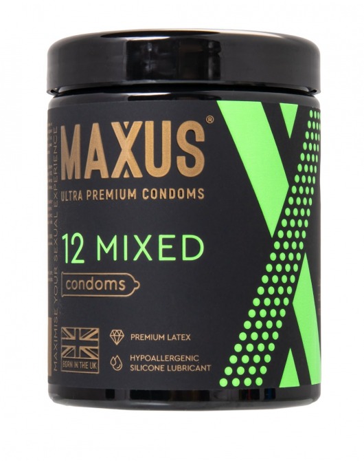 Презервативы MAXUS Mixed - 12 шт. - Maxus - купить с доставкой в Нижнем Тагиле