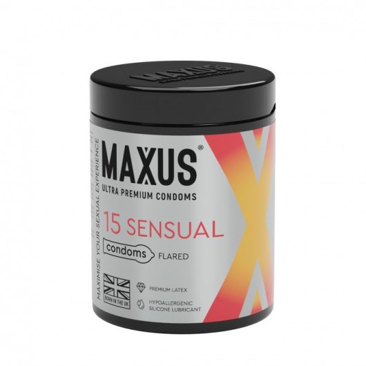 Анатомические презервативы MAXUS Sensual - 15 шт. - Maxus - купить с доставкой в Нижнем Тагиле