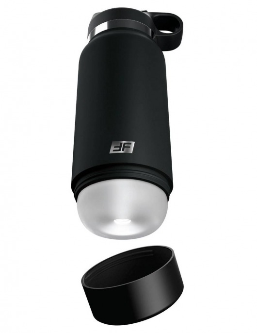 Черный мастурбатор в виде бутылки Fap Flask - Pipedream - в Нижнем Тагиле купить с доставкой