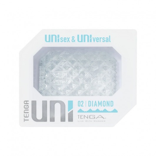 Прозрачный мастурбатор-стимулятор Tenga Uni Diamond - Tenga - в Нижнем Тагиле купить с доставкой