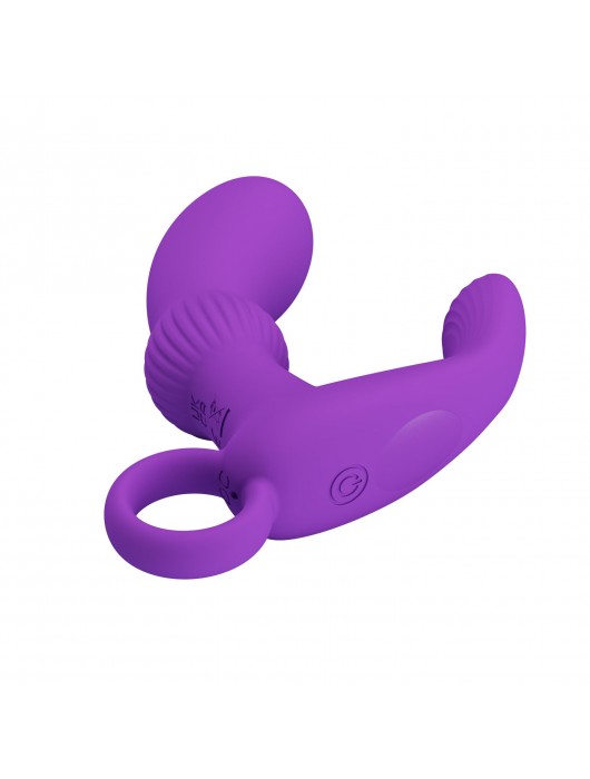 Фиолетовый вибромассажёр для массажа простаты Cayla - 11,2 см. - Baile - в Нижнем Тагиле купить с доставкой