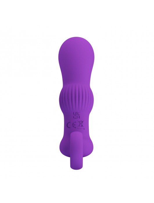 Фиолетовый вибромассажёр для массажа простаты Cayla - 11,2 см. - Baile - в Нижнем Тагиле купить с доставкой