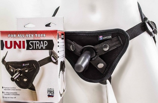 Универсальные трусики Harness UNI strap с корсетом - LOVETOY (А-Полимер) - купить с доставкой в Нижнем Тагиле