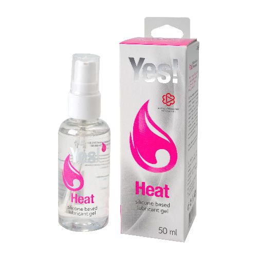 Возбуждающая силиконовая вагинальная смазка Yes Heat - 50 мл. - Sitabella - купить с доставкой в Нижнем Тагиле
