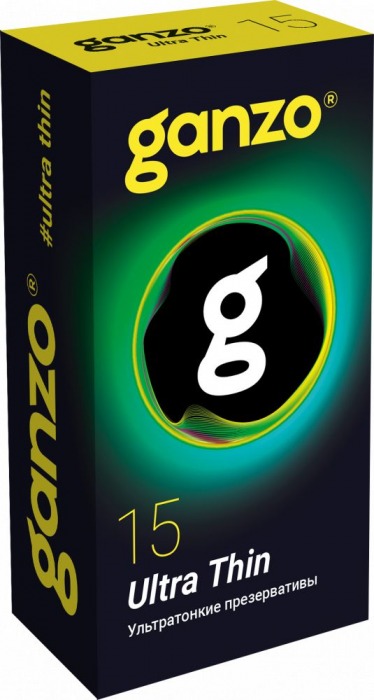 Прозрачные ультратонкие презервативы Ganzo Ultra thin - 15 шт. - Ganzo - купить с доставкой в Нижнем Тагиле