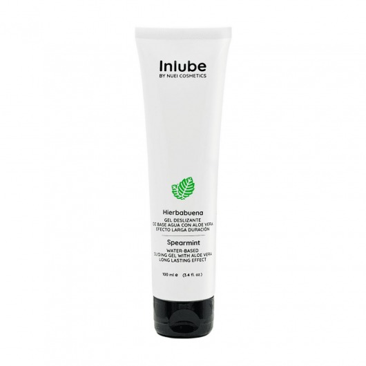 Водный лубрикант Nuei Inlube с алоэ вера и ароматом мяты - 100 мл. - Nuei cosmetics - купить с доставкой в Нижнем Тагиле