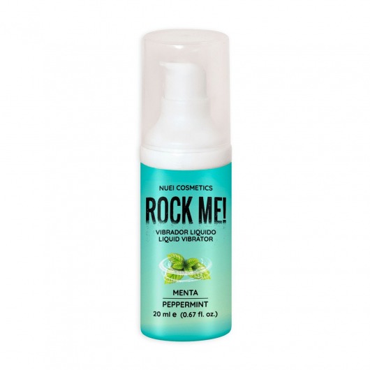Жидкий вибратор Nuei Rock Me! с ароматом мяты - 20 мл. - Nuei cosmetics - купить с доставкой в Нижнем Тагиле