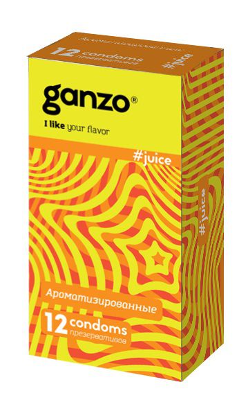Ароматизированные презервативы Ganzo Juice - 12 шт. - Ganzo - купить с доставкой в Нижнем Тагиле