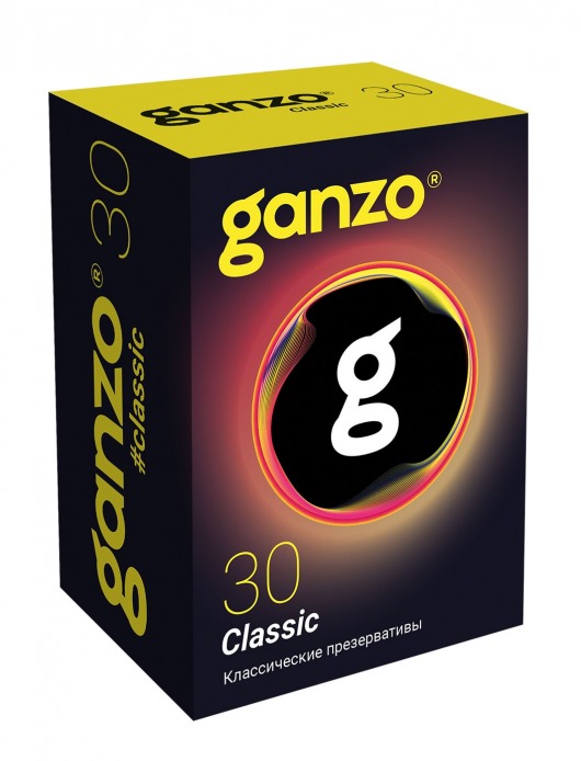 Классические презервативы с обильной смазкой Ganzo Classic - 30 шт. - Ganzo - купить с доставкой в Нижнем Тагиле