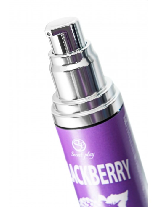 Массажное масло 2-в-1 Blackberry Hot Effect с разогревающим эффектом и вкусом ежевики - 50 мл. - Secret Play - купить с доставкой в Нижнем Тагиле