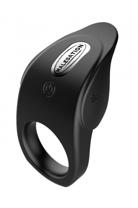 Черное эрекционное виброкольцо Vibro Lust Ring - MALESATION - в Нижнем Тагиле купить с доставкой