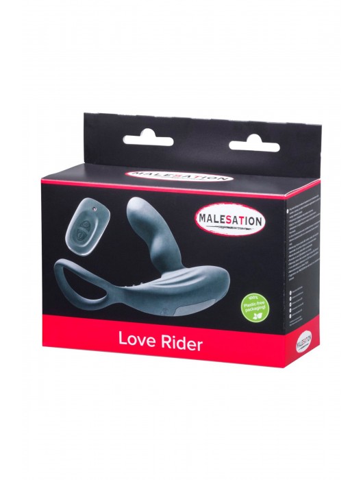 Стимулятор простаты с эрекционным кольцом Love Rider - MALESATION - в Нижнем Тагиле купить с доставкой