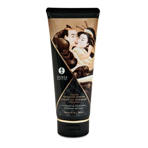 Массажный крем для тела с ароматом шоколада Intoxicating Chocolate - 200 мл. - Shunga - купить с доставкой в Нижнем Тагиле