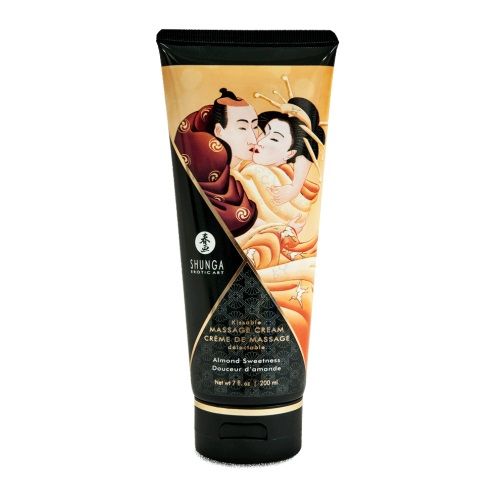 Массажный крем для тела с ароматом миндаля Almond Sweetness - 200 мл. - Shunga - купить с доставкой в Нижнем Тагиле