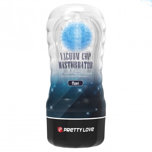 Прозрачный текстурированный мастурбатор Vacuum Cup Masturbator Planet - Baile - в Нижнем Тагиле купить с доставкой