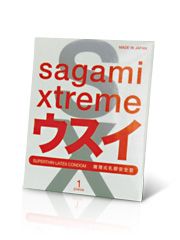 Ультратонкий презерватив Sagami Xtreme SUPERTHIN - 1 шт. - Sagami - купить с доставкой в Нижнем Тагиле