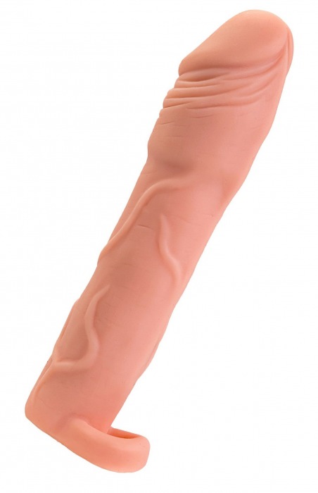 Телесная удлиняющая насадка с подхватом - 19 см. - ToyFa - в Нижнем Тагиле купить с доставкой