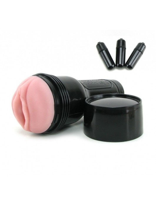 Мастурбатор-вагина Fleshlight - Vibro Pink Lady Touch с вибрацией - Fleshlight - в Нижнем Тагиле купить с доставкой