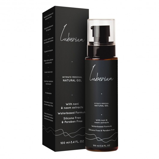 Интимный гель на водной основе с экстрактами нони и нима Luberium Natural Gel - 100 мл. - Luberium - купить с доставкой в Нижнем Тагиле