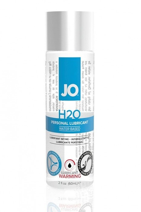Возбуждающий лубрикант на водной основе JO Personal Lubricant H2O Warming - 60 мл. - System JO - купить с доставкой в Нижнем Тагиле